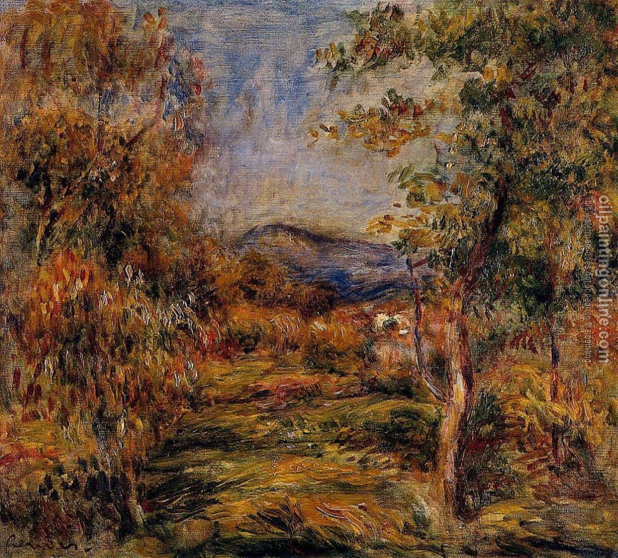 Renoir, Pierre Auguste - Cagnes Landscape